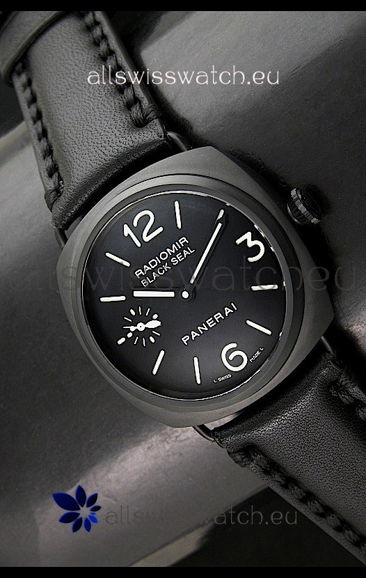 Panerai Radiomir Black Seal&nbsp;Swiss Watch in Ceramic Casing - 1:1 Mirror Replica