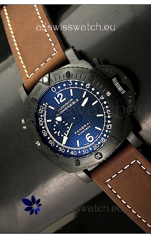 Panerai&nbsp;Luminor Submersible GMT Swiss PVD Watch 