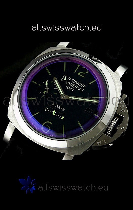 Panerai Luminor GMT 8 Days&nbsp;Watch in Black Dial