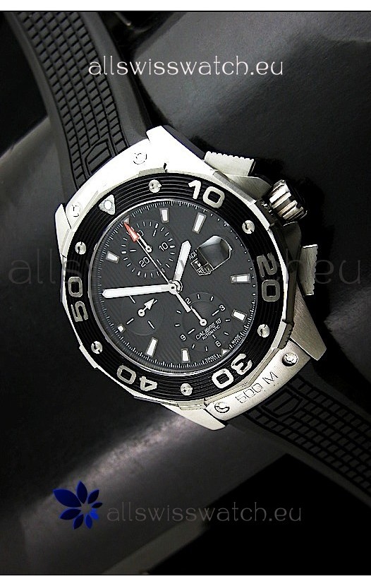 Tag Heuer Aquaracer Calibre 16&nbsp;Swiss Watch in Black Dial