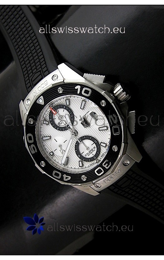 Tag Heuer Aquaracer Calibre 16&nbsp;Swiss Watch in White Dial