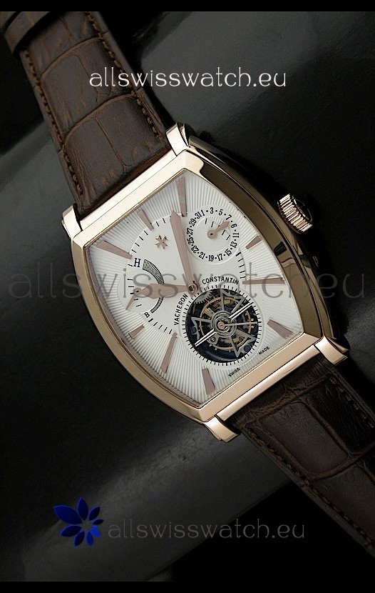 Vacheron Constantin Power Reserve Tourbillon&nbsp;Swiss Watch in Rose Gold