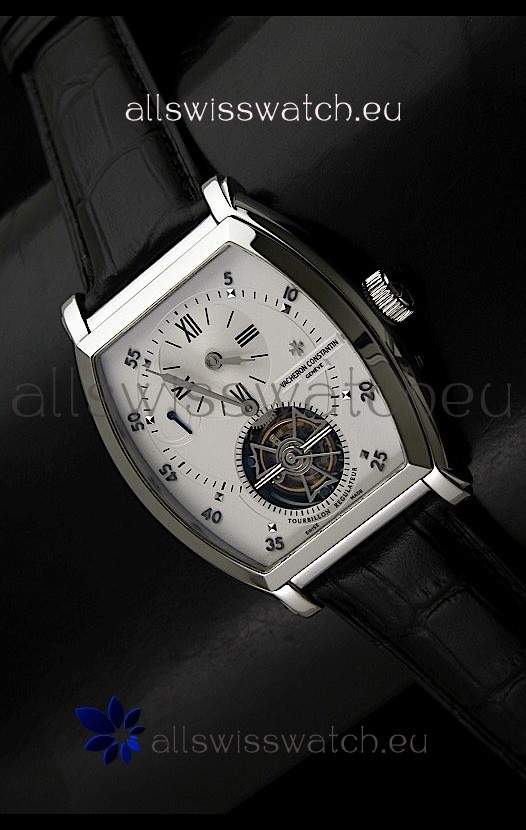 Vacheron Constantin Power Reserve Tourbillon&nbsp;Swiss Watch in Steel