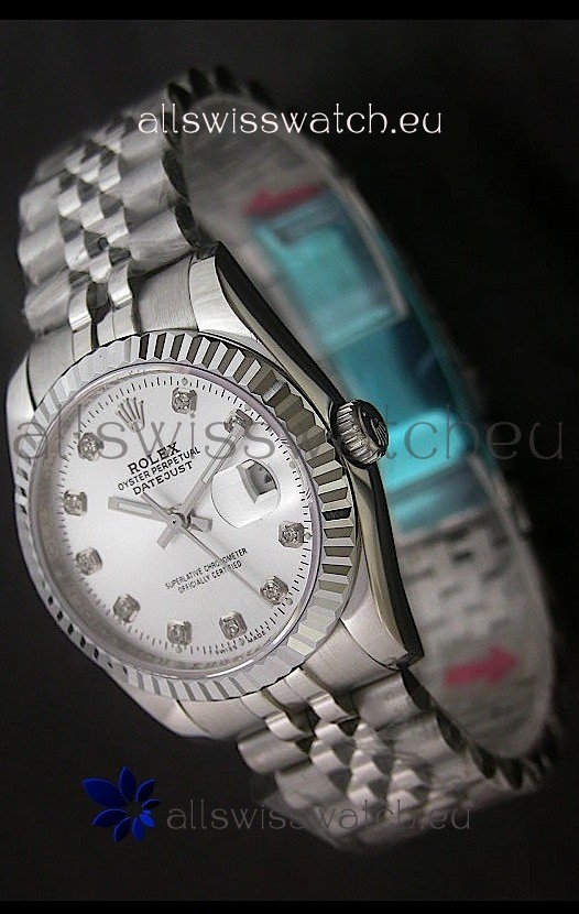 Rolex&nbsp;Datejust Oyster Perpetual Superlative ChronoMeter Swiss Replica Watch in Diamond Markers