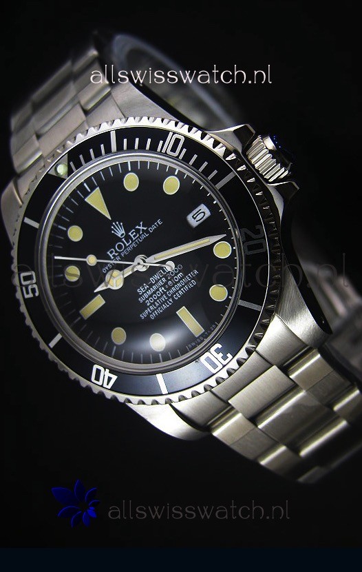 Rolex Sea Dweller Submariner 2000 Vintage Styled Swiss Replica Watch