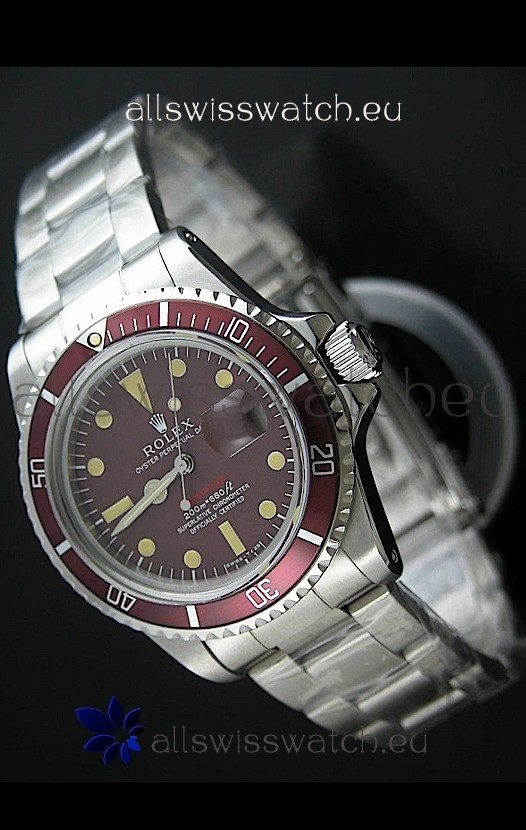 Rolex Vintage Submariner&nbsp;Swiss Replica Watch in Mulberry Dial