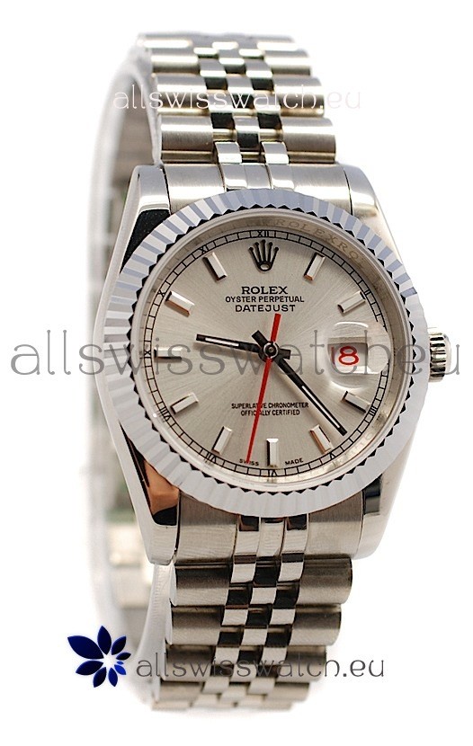 Rolex Datejust Swiss Watch in Grey Dial