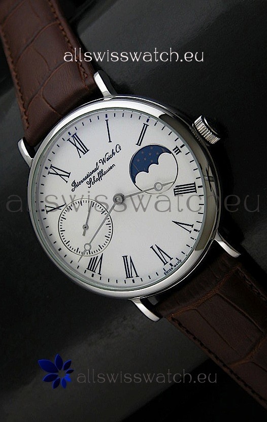 IWC Vintage Portifino MoonPhase Japanese Replica Watch&nbsp;in White