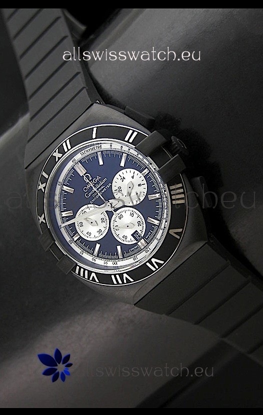 Omega Double Eagle Chronograph PVD&nbsp;Black Watch