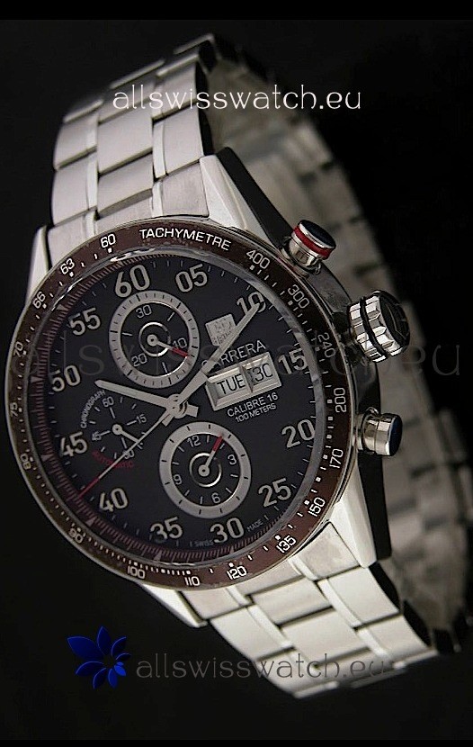 Tag Heuer Carrera Calibre 16&nbsp;Japanese Watch in Brown Dial
